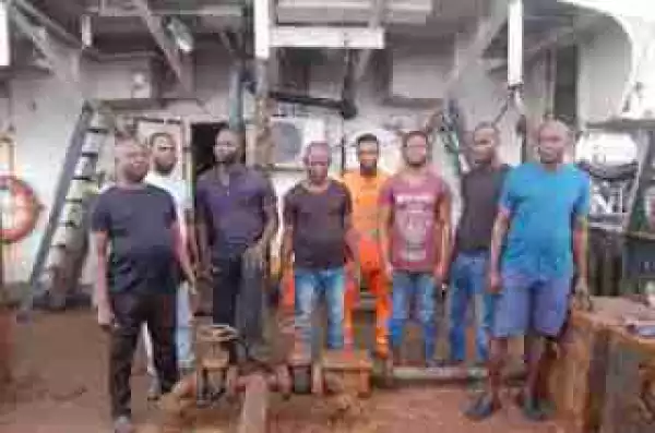EFCC Arraigns Eight Suspected Oil Thieves In Rivers State (Photos)